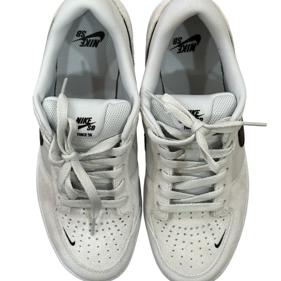 Nike SB Force 58 White Sneakers - Picture 2 of 9